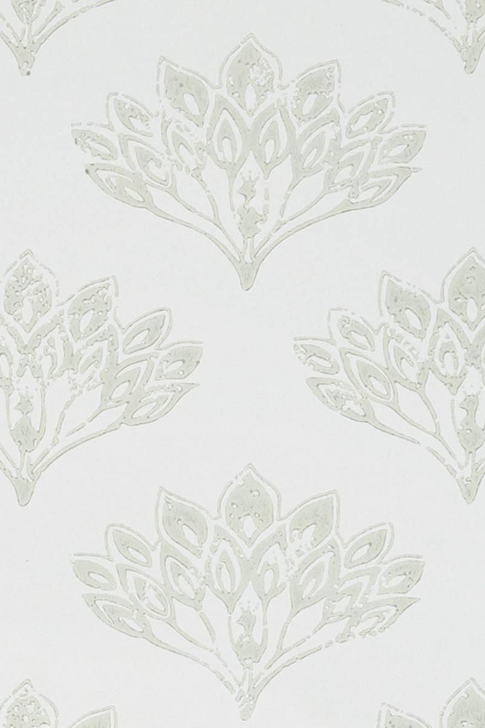 'Peacock' Contemporary, Traditional Wallpaper in Grey In New Condition For Sale In Pewsey, Wiltshire