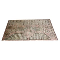 Antiker Samarkand-Teppich im Pfauendesign 8'6'' X 4'10''
