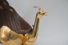 Peacock Form Serving Bowl