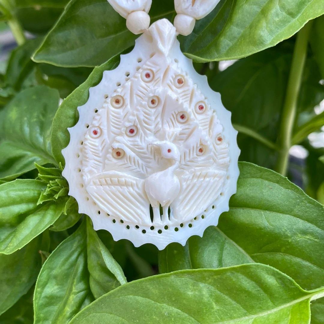 carved ivory necklace