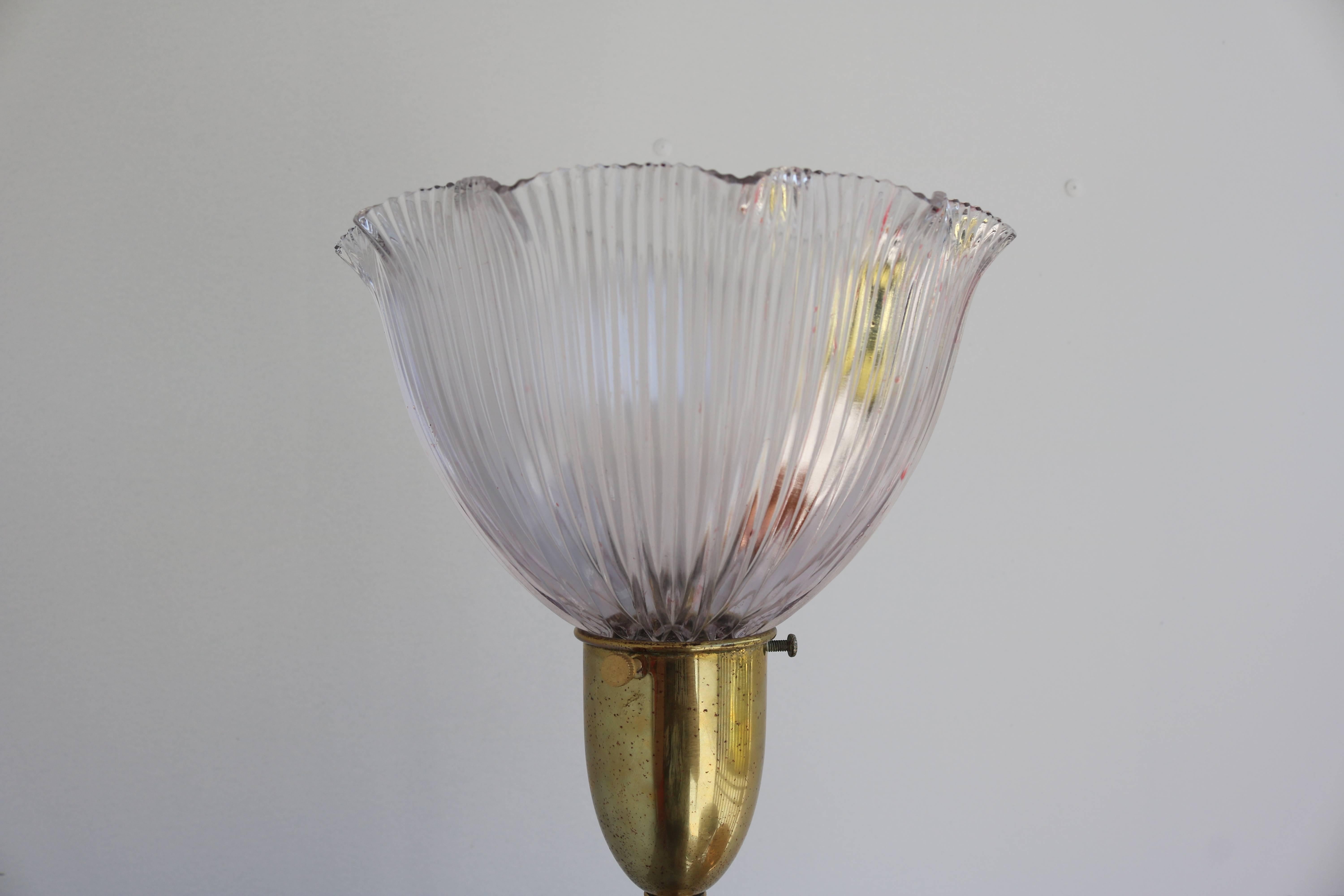 Pfauenlampe der Firma Rembrandt (amerikanisch)