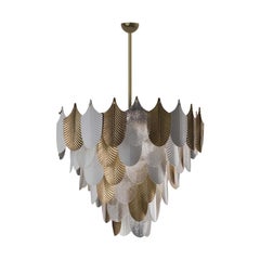 Peacock Large Gold Chandelier