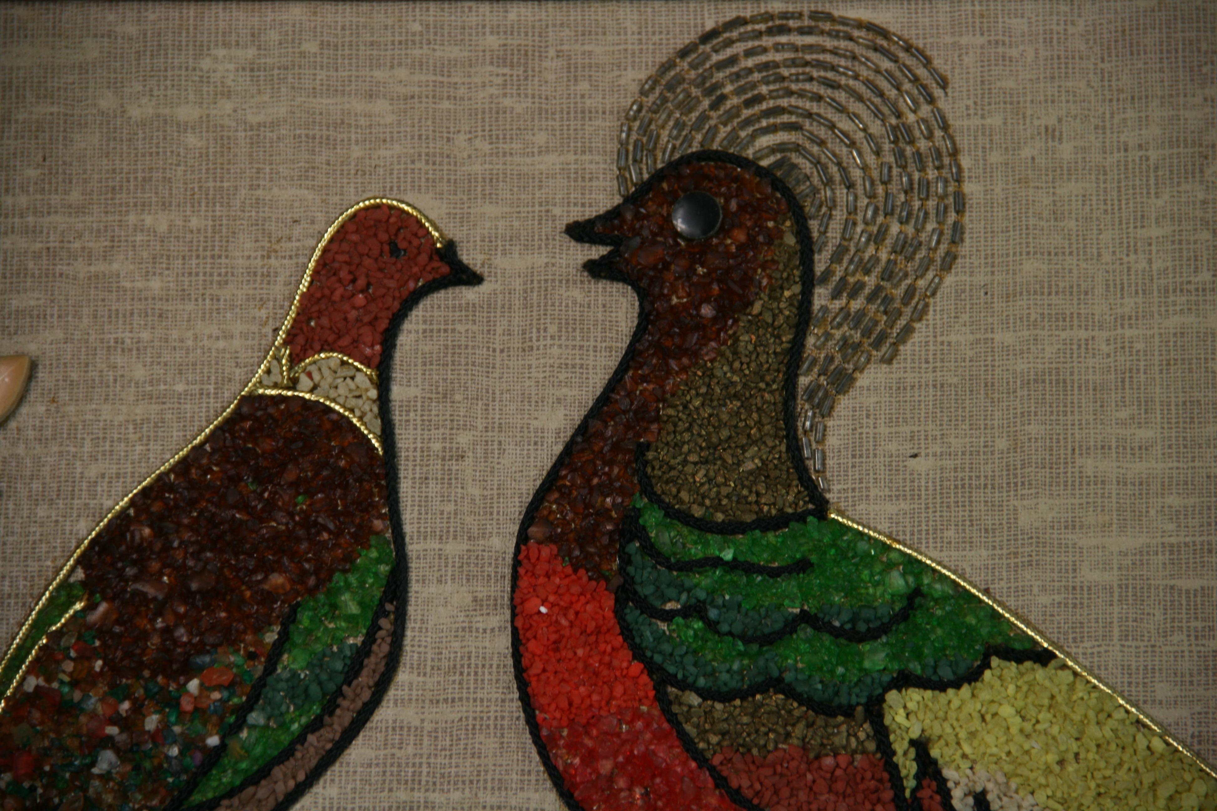 Peacock Mosaic Wall Panel 6