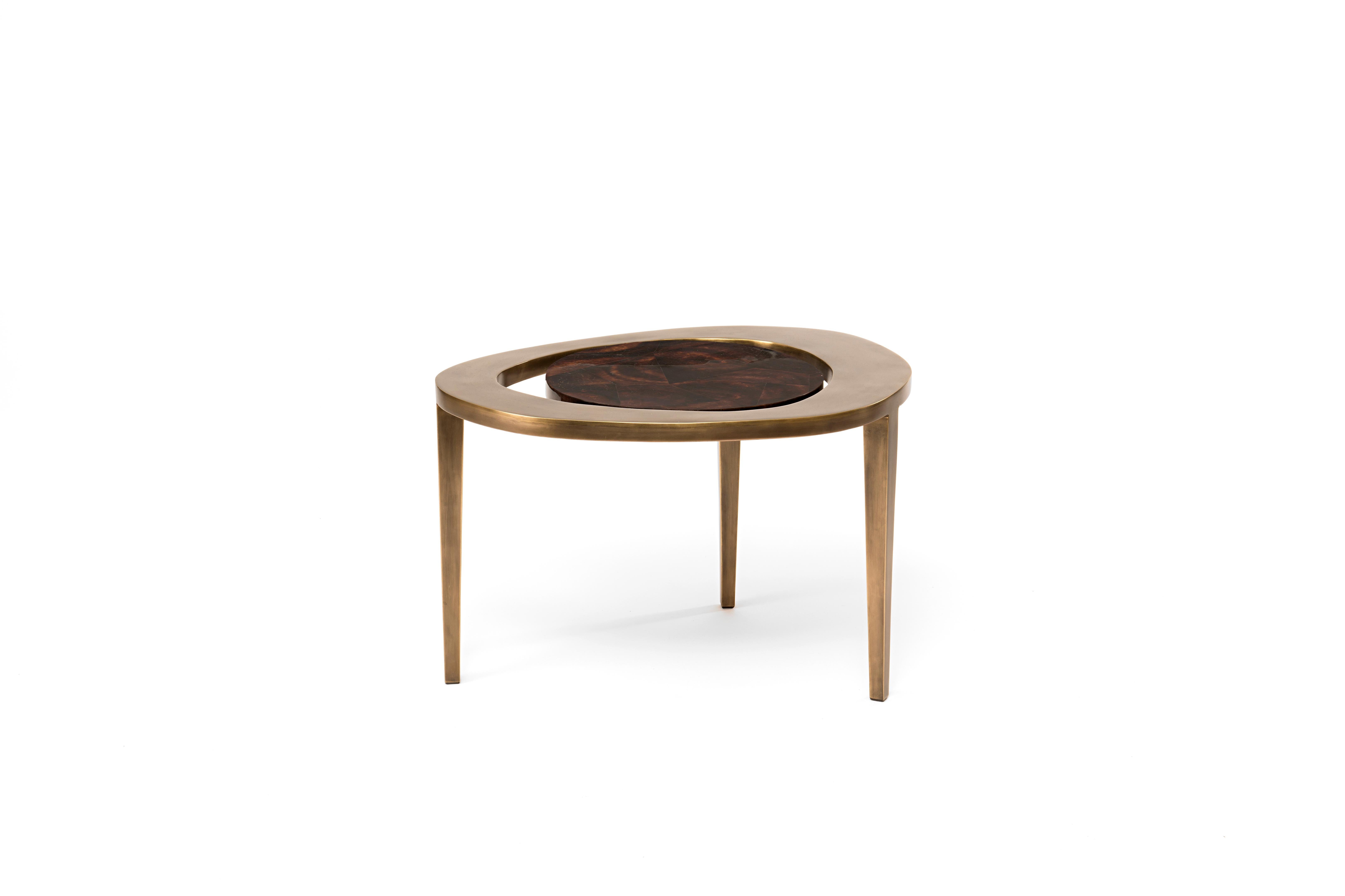 shagreen nesting coffee table