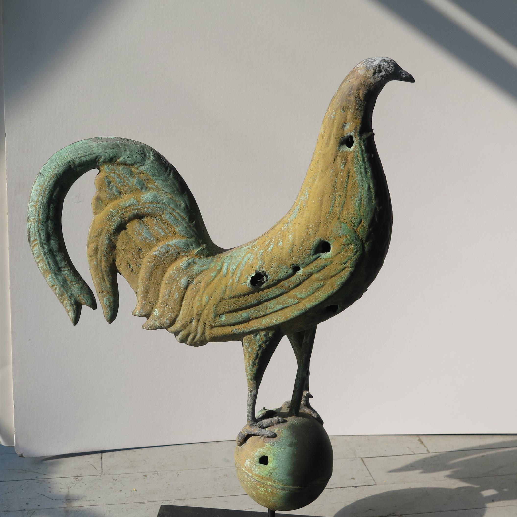 American Peafowl Copper Weathervane For Sale