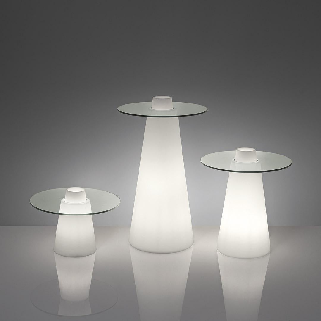 Post-Modern Peak 50 Lighted Coffee Table by Aksu, Suardi For Sale