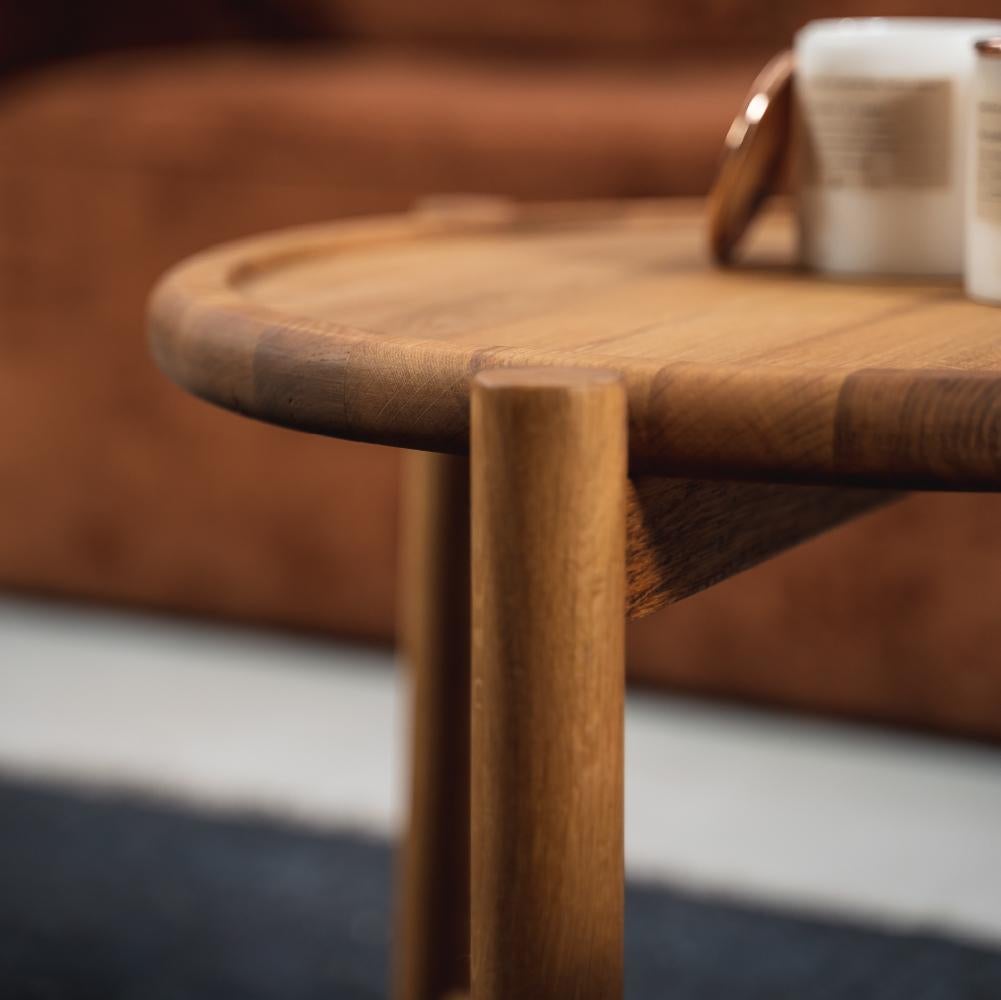 Peak Oak Coffe Table R50, Solid Oak Wood In New Condition For Sale In Ankara, TR