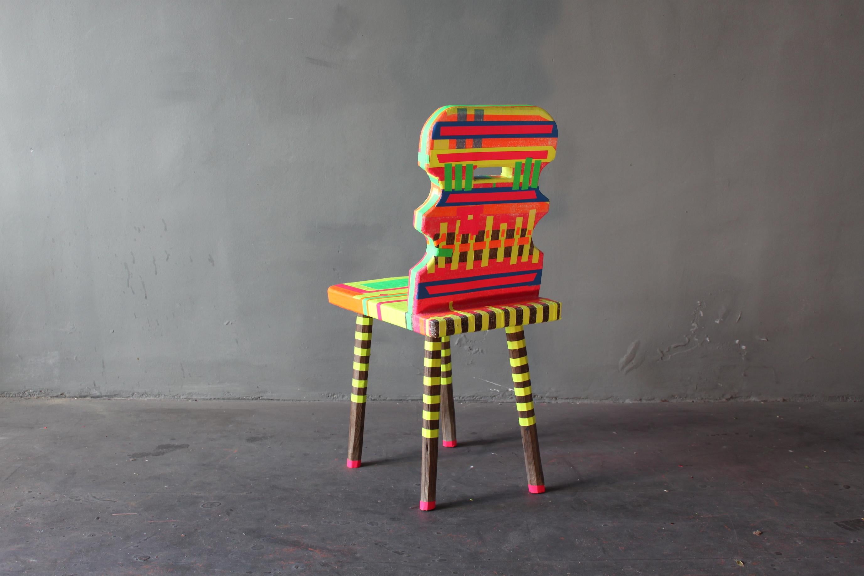 Spruce Peak of a Century, Functional Art Chair by German Artist Markus Friedrich Staab For Sale
