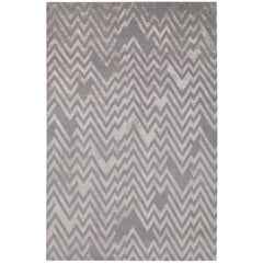 Peaks Hand-Knotted 10x8 Rug in Wool and Silk by Paul Smith