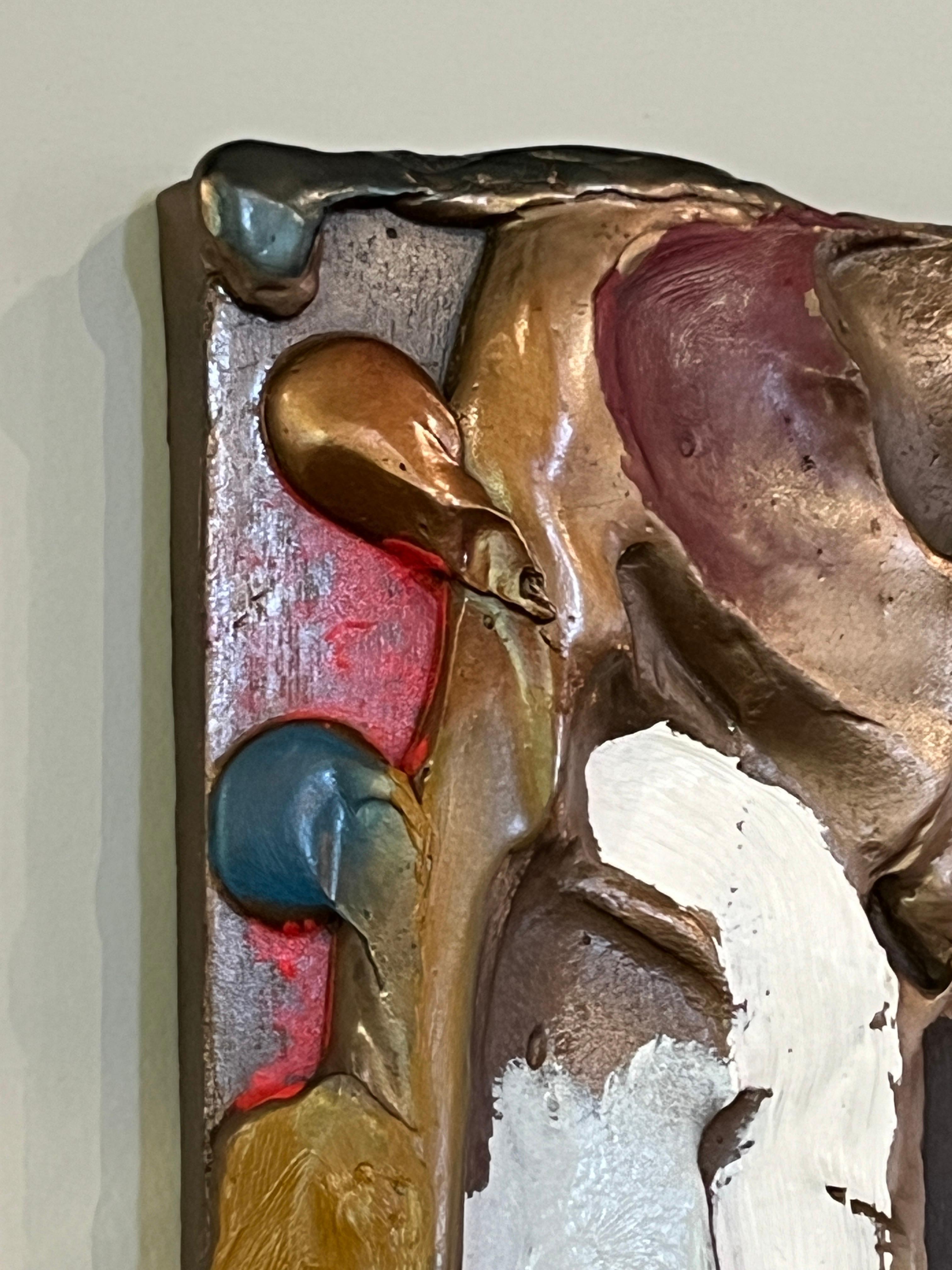 'Pealedwhisper (#12) Bronze Relief by Stanley Boxer In Good Condition For Sale In Dallas, TX