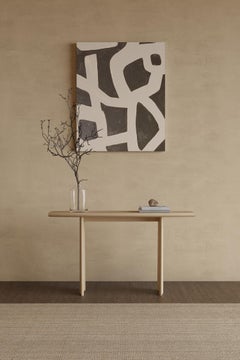 Peana Sideboard in Natural Oak Wood Finish, Console Table by Joel Escalona