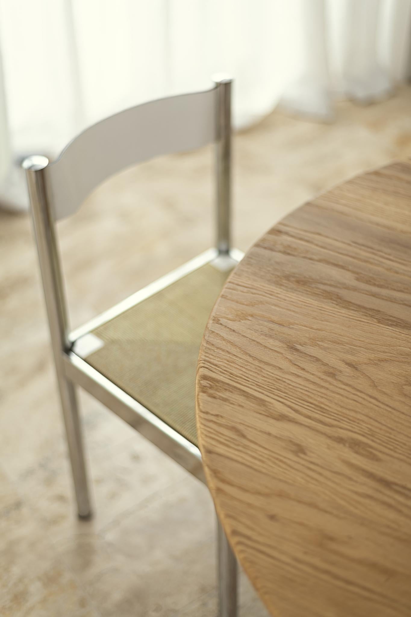 Pied en forme de cacahuète Table de salle à manger en chêne naturel Neuf - En vente à Budapest, HU