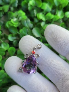 Pear Amethyst Pendant