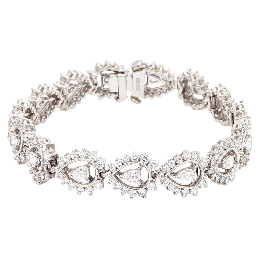 Pulsera Multipiedra Pera y Diamante Redondo en venta