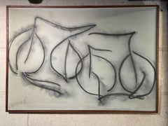 Pear by Robert Helman, Charcoal on Canvas, 1940