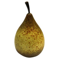 Pear Ceramic Sculpture by Kaj Fogelberg, Sweden, 1980s