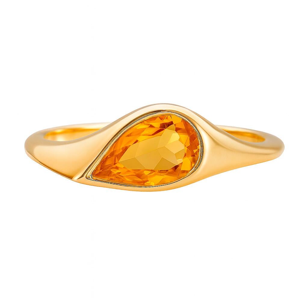 in vendita:  Anello pera citrino est-ovest 6