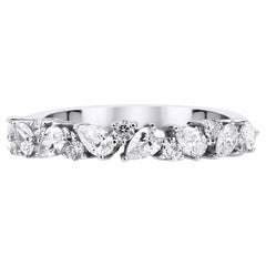 Diamant im Birnenschliff 0,83ct Ring aus massivem Gold