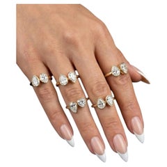 Pear Cut Diamond 14K Open Multi Ring Collection