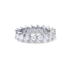 Pear Cut Diamond Eternity Ring
