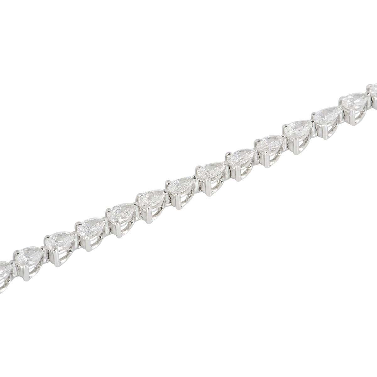 pear shaped tennis bracelet