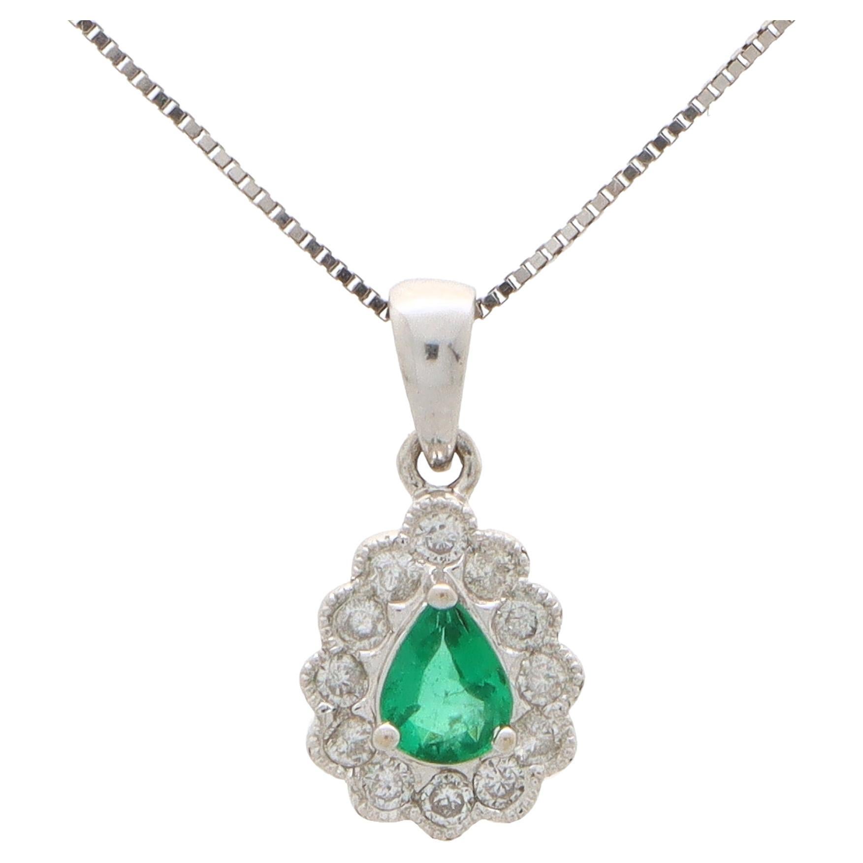 Lab Emerald Necklaces in Gold & Fine Jewellery - Costco A...