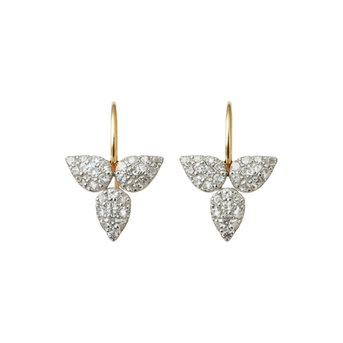 Pear Cut Moissanite Earrings 925 Sterling Silver Stud Style Earrings For Women.