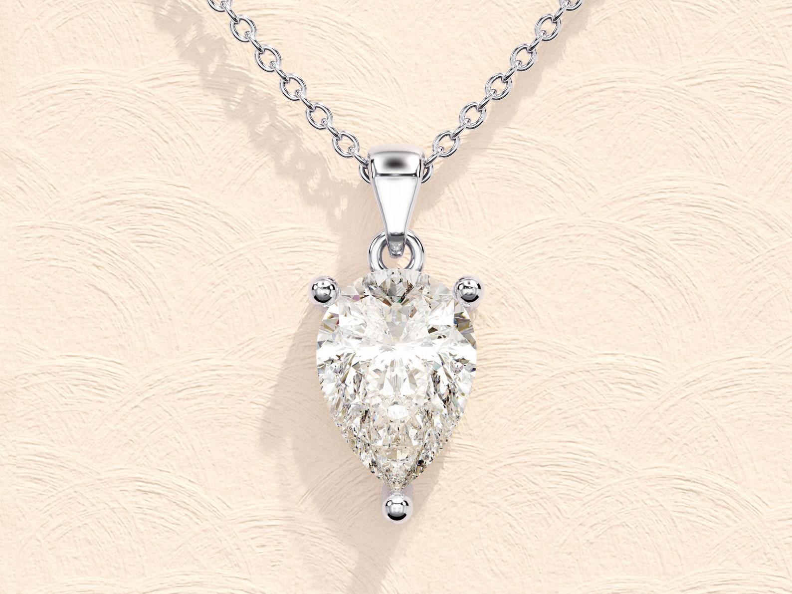 Pear Cut Moissanite Pendant Necklace  14k Yellow Gold Necklaces for Women .

Chain 16inch 

Gemstone: Moissanite
Style: Minimalist
Pendant width: 5.50 Millimetres
Pendant height: 8.00 Millimetres

A P P R O X T I M E

All items are custom made to