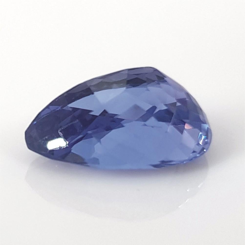 natural tanzanite pear pend...