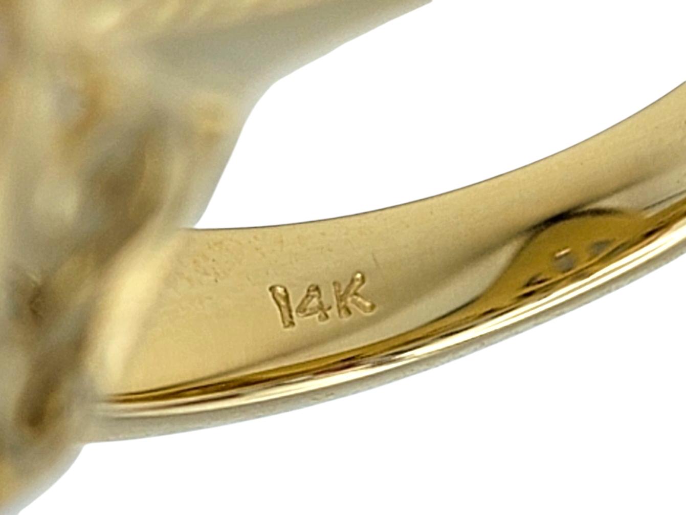 Bague à tige fendue en or jaune 14 carats avec Prasiolite taille poire et halo de diamants en vente 3