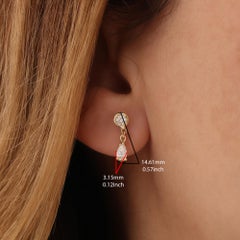 Pear Diamond Earrings