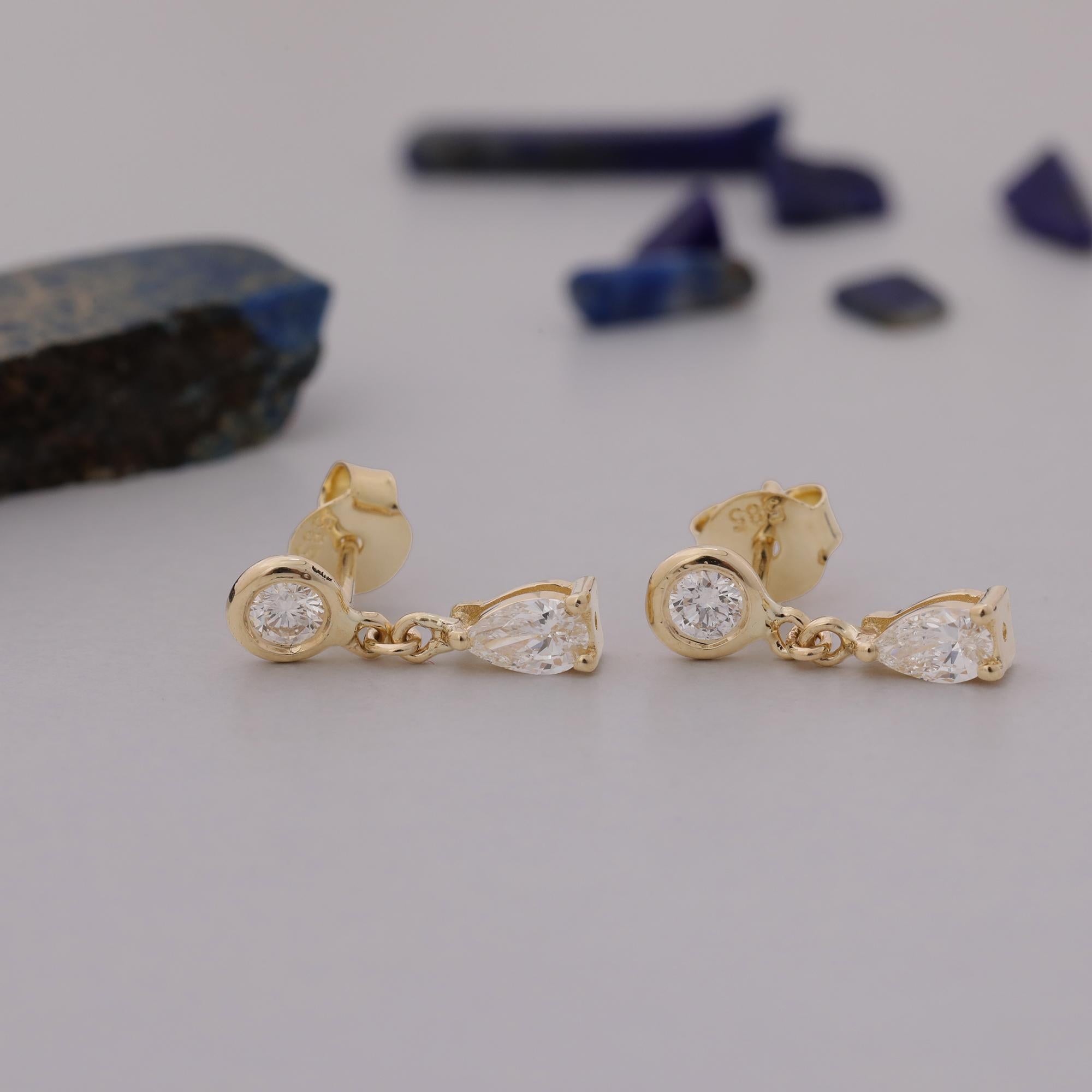 Pendientes de diamante pera en Nuevo estado para la venta en Fatih, 34