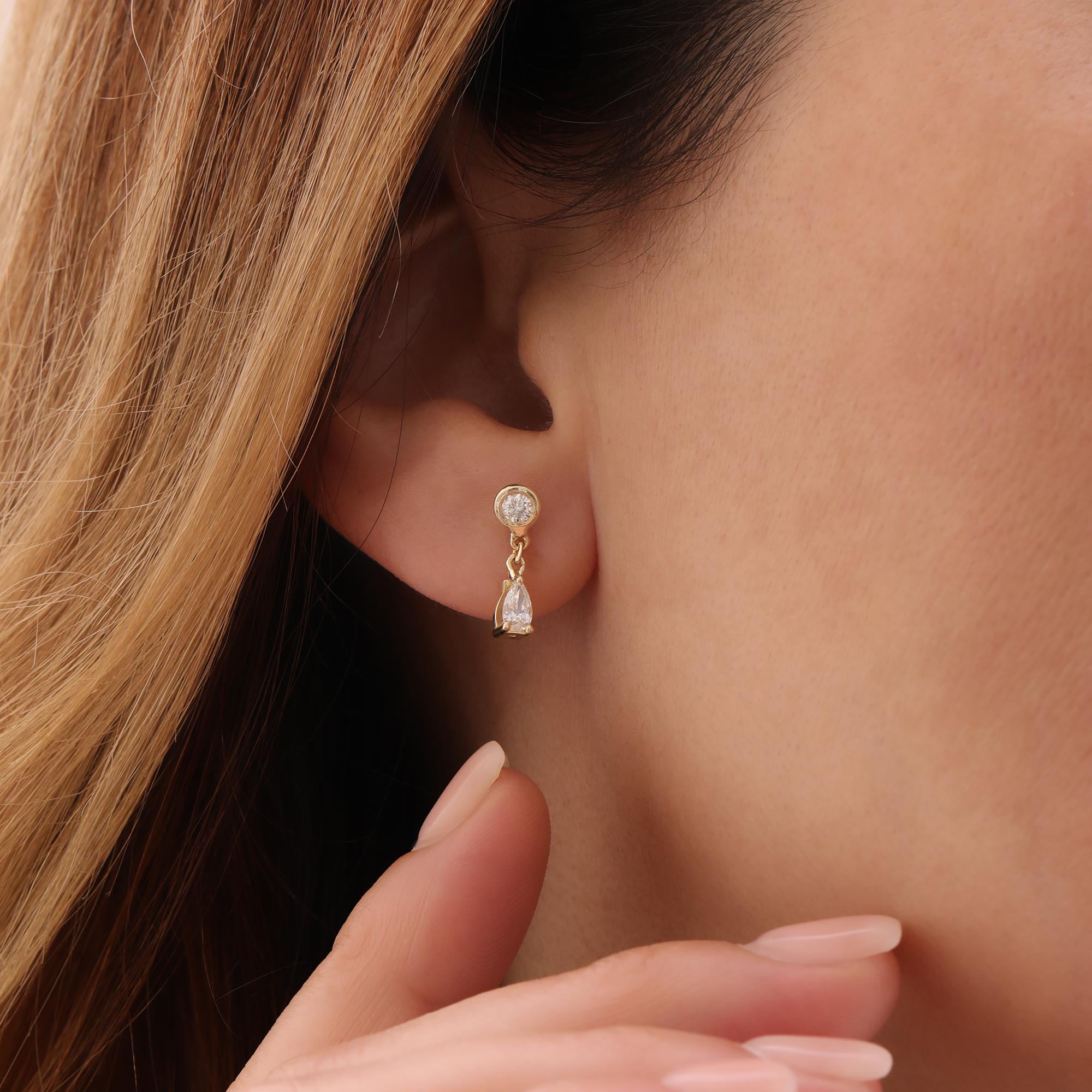 De las mujeres Pendientes de diamante pera en venta