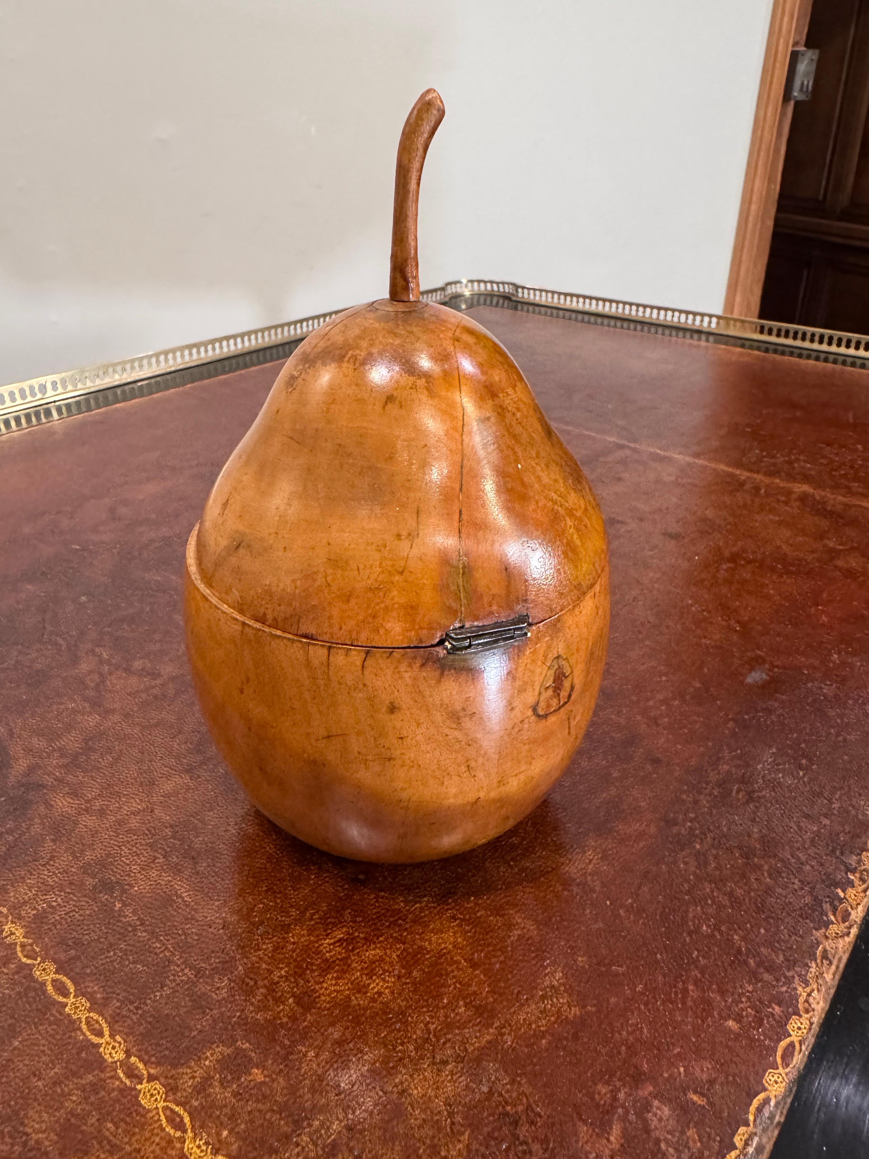 Pear form Tea Caddy For Sale 3