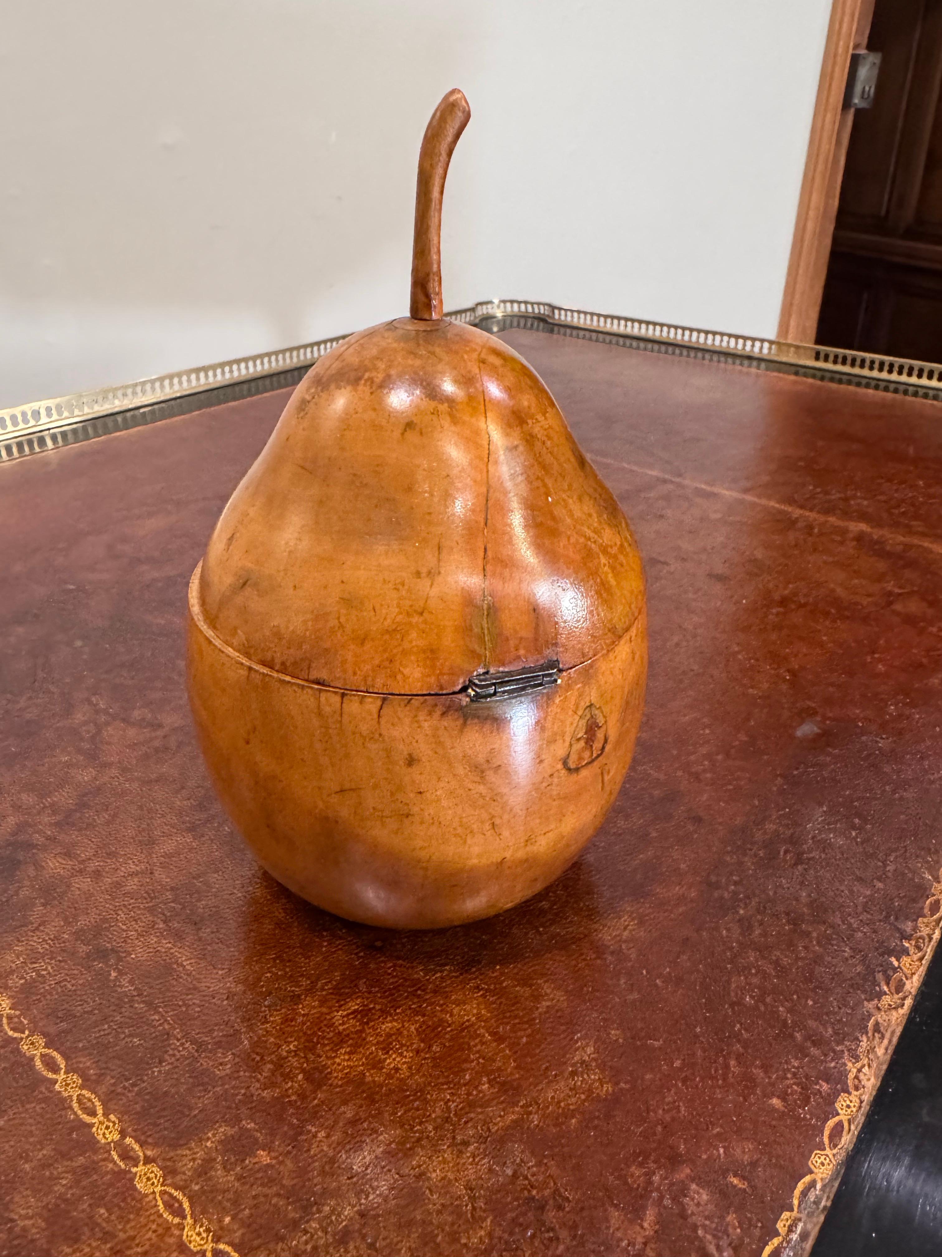 Pear form Tea Caddy For Sale 5