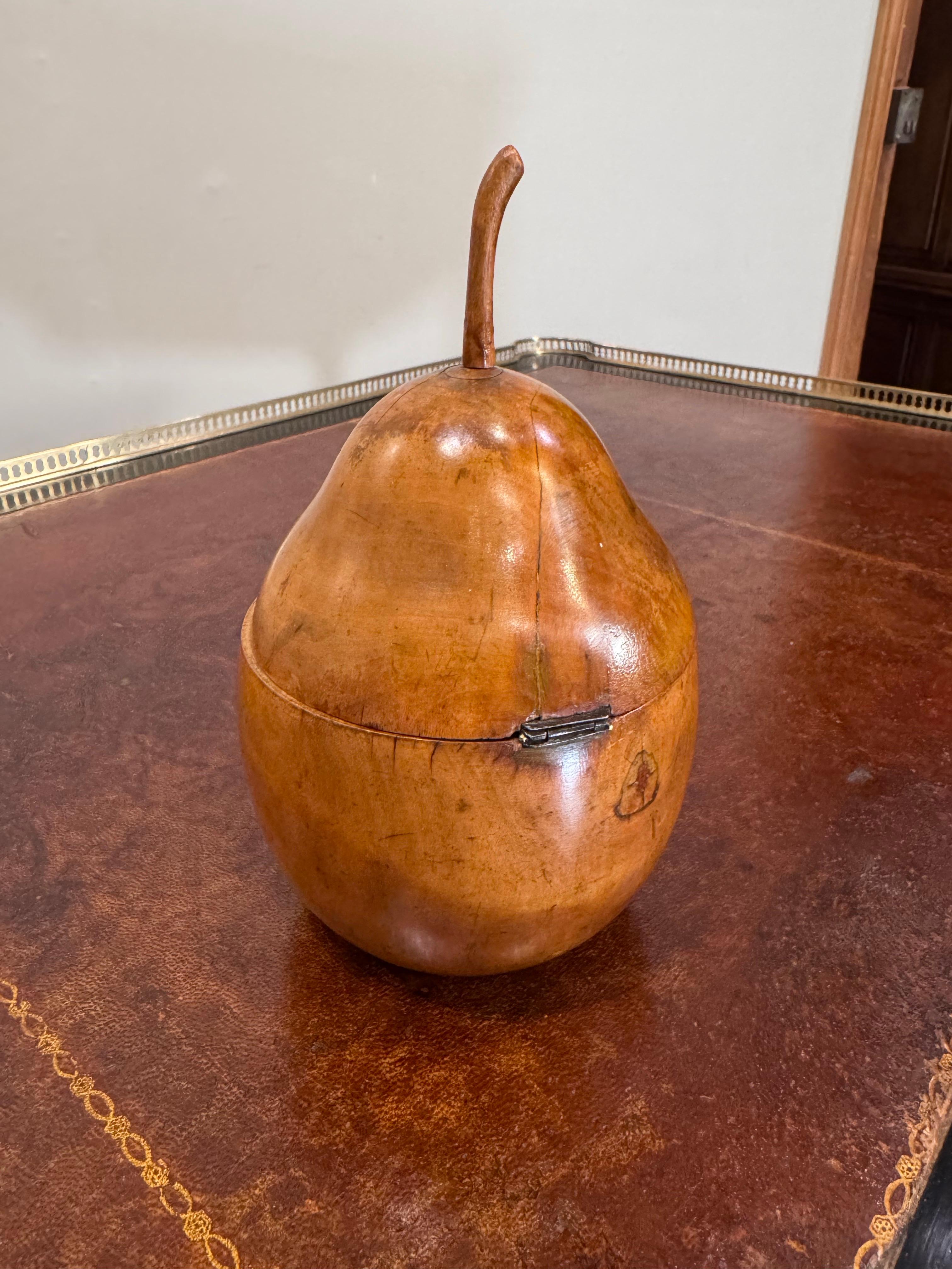 Pear form Tea Caddy For Sale 6