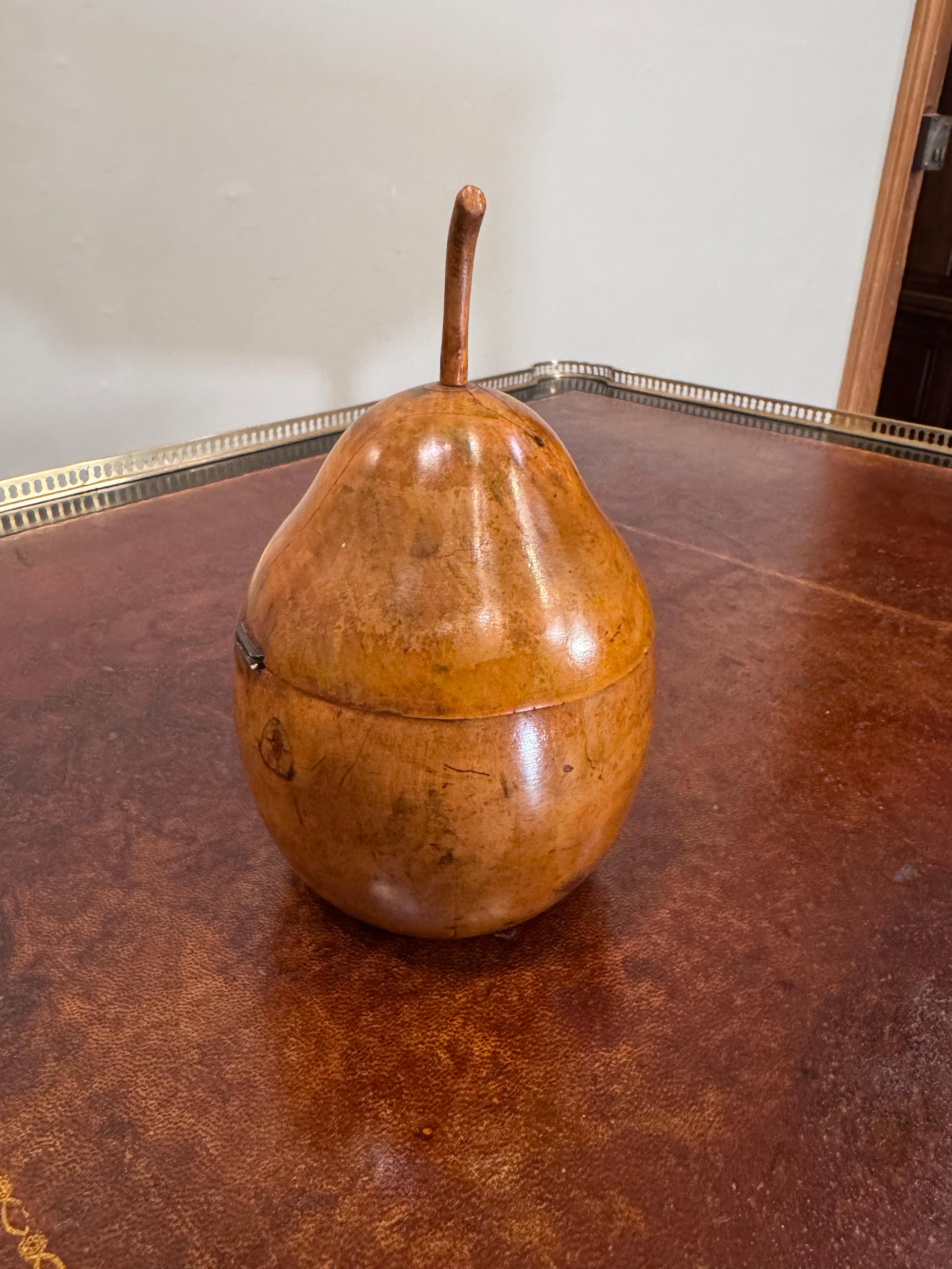 Pear form Tea Caddy For Sale 7