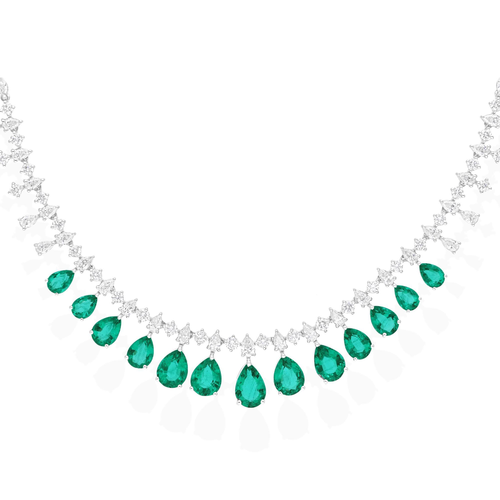 Cast from 14-karat gold, these exquisite necklace is handset with 10.22 carats processed gemstone and 5.35 carats of sparkling diamonds.

FOLLOW SPECTRUM JEWELS storefront to view the latest collection & exclusive pieces. Spectrum Jewels is proudly