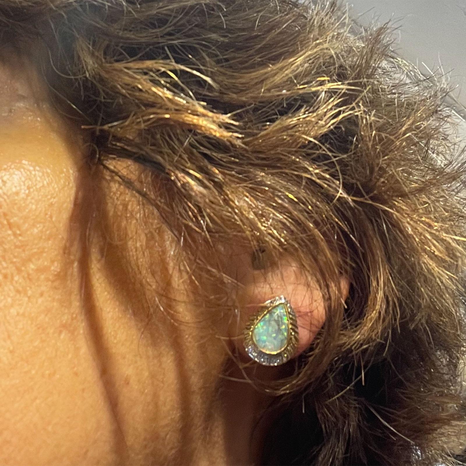 Pear Opal Earrings 1
