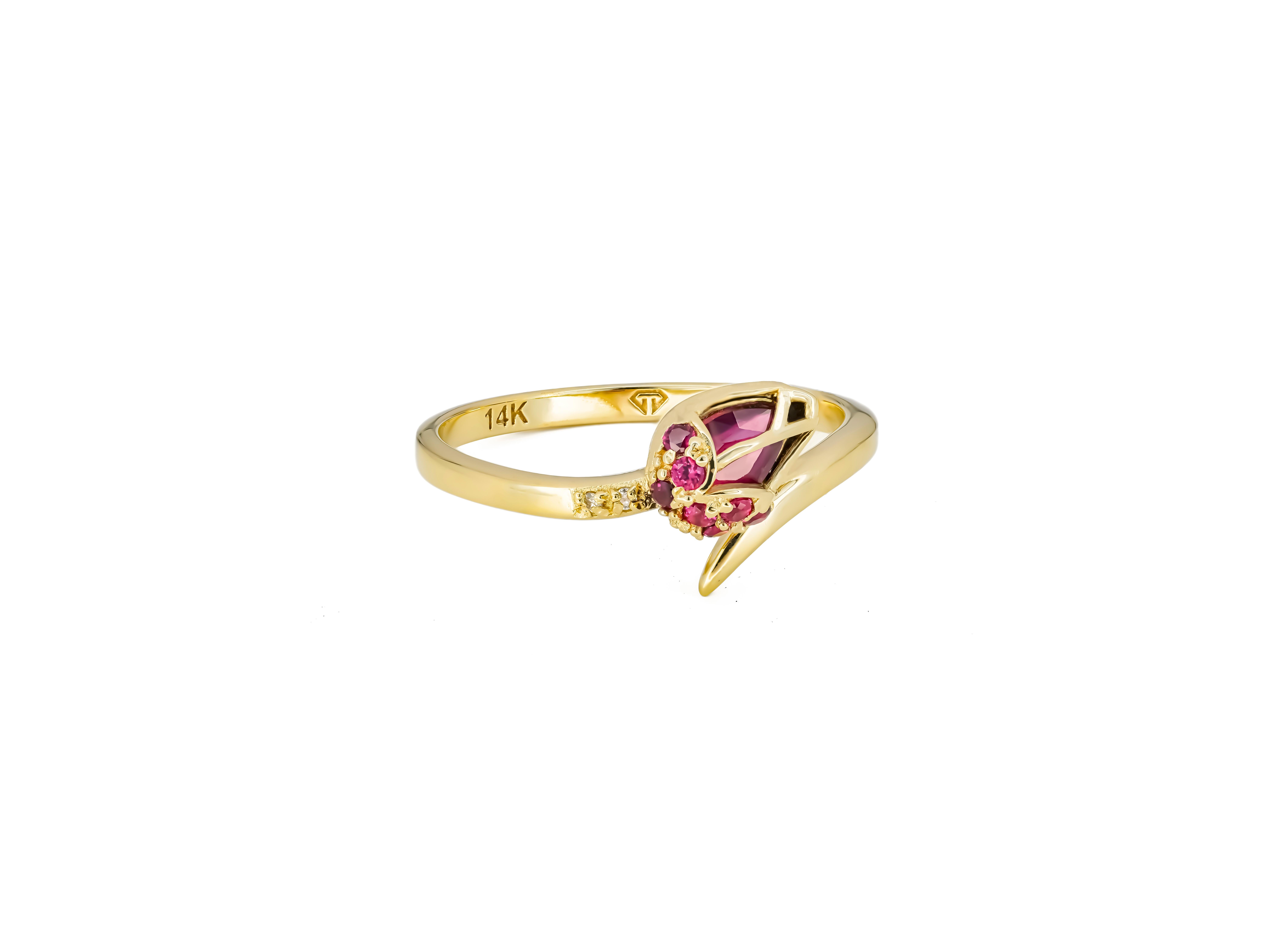 Ruby Gold Ring