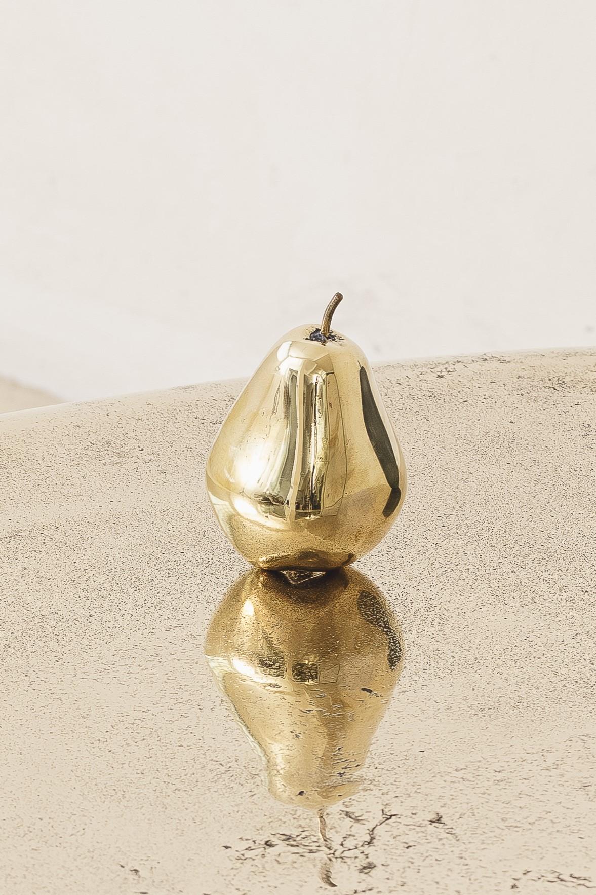 Brazilian Pear Sculpture by Lucas Recchia, 2023 For Sale