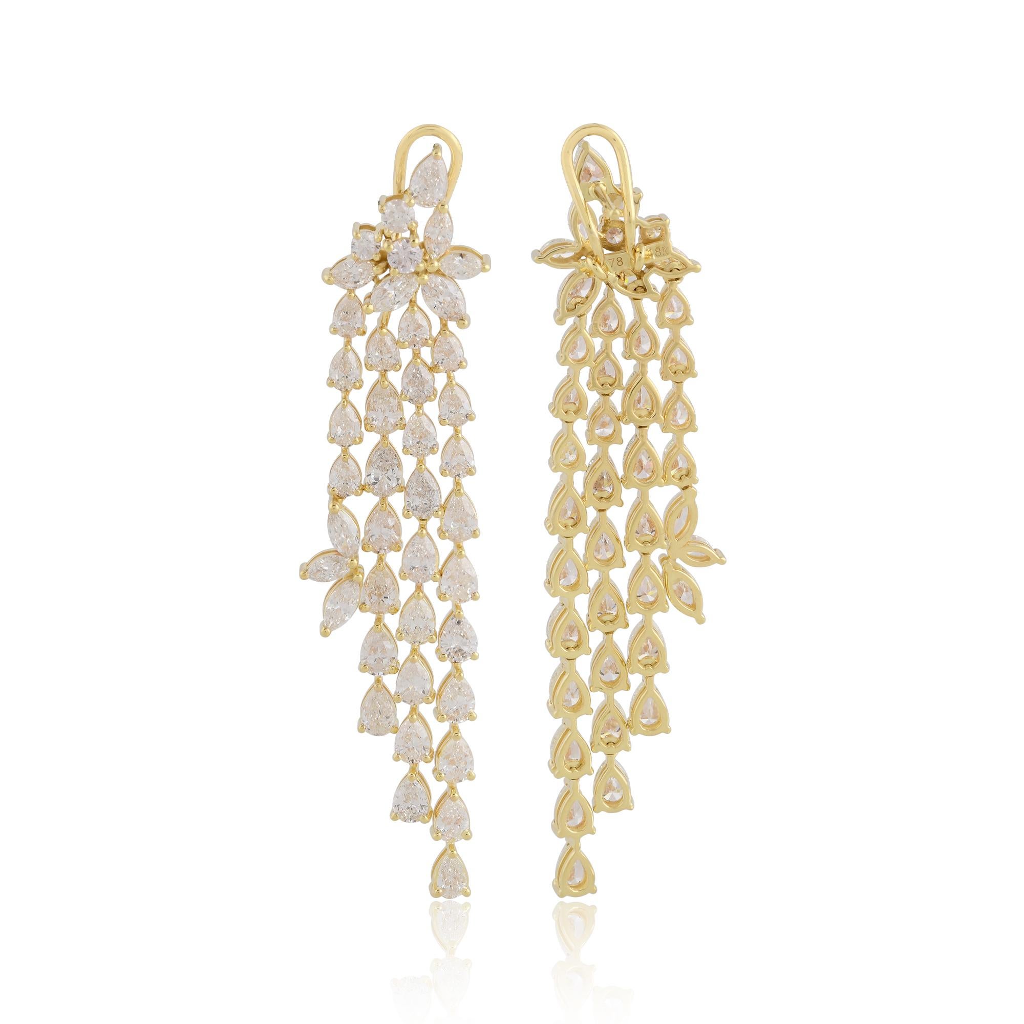 Code de l'article :- SEE-12261A (14K)
Poids brut :- 19.91 gm
Or jaune 14k Poids :- 16.86 gm
Poids du diamant naturel :- 15.26 Ct. ( DIAMANT MOYEN DE PURETÉ SI1-SI2 ET DE COULEUR H-I )
Longueur des boucles d'oreilles :- 75 mm environ.

✦