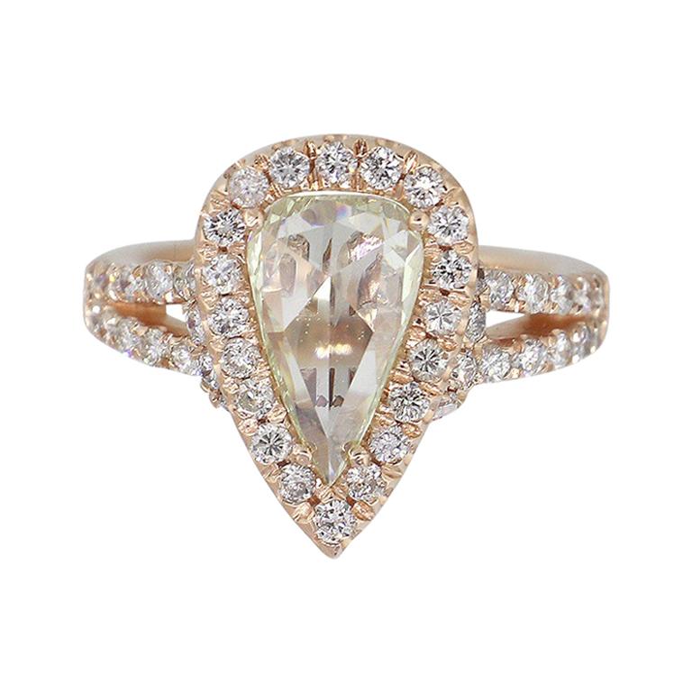 Mosaic Diamond Engagement Ring at 1stDibs mosaic diamond ring, mosaic