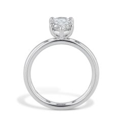 Pear Shape Diamond Platinum Engagement Ring