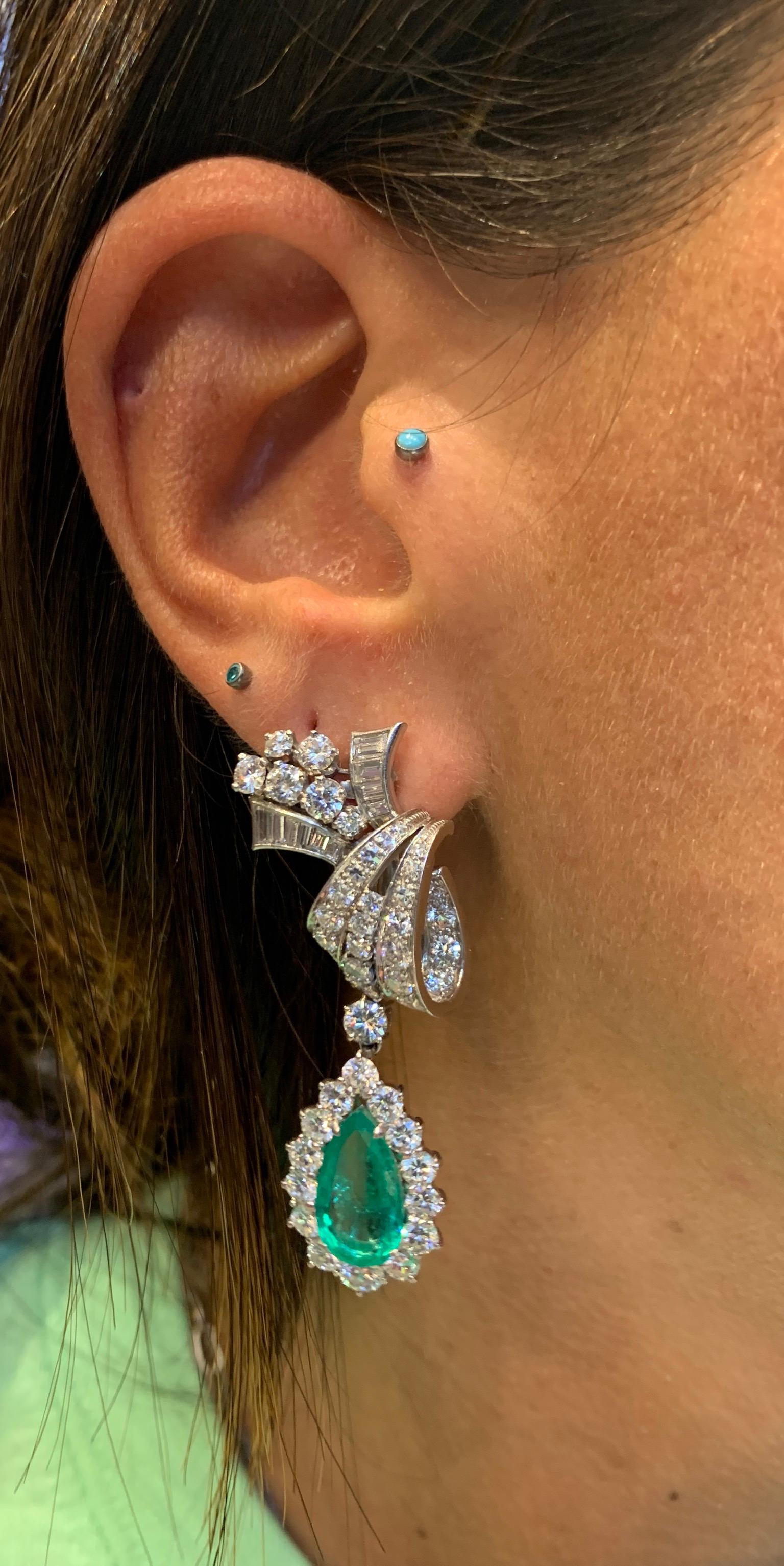 diamond danglers earrings