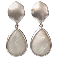 Pear-shape Mother of Pearl Drop Earrings