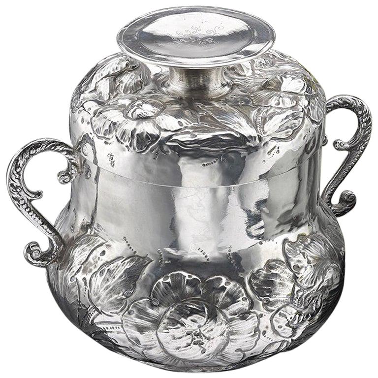 Pear Shaped Charles II Silver Caudle Cup and Cover For Sale