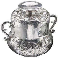 Pear Shaped Charles II Silver Caudle Cup and Cover