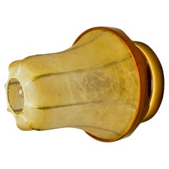 Pear-shaped "cocoon" wall lamp, Italy, 1960