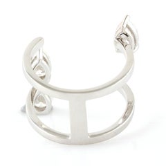 Pear Shaped Diamond Designer Open Ring in 18k White Gold